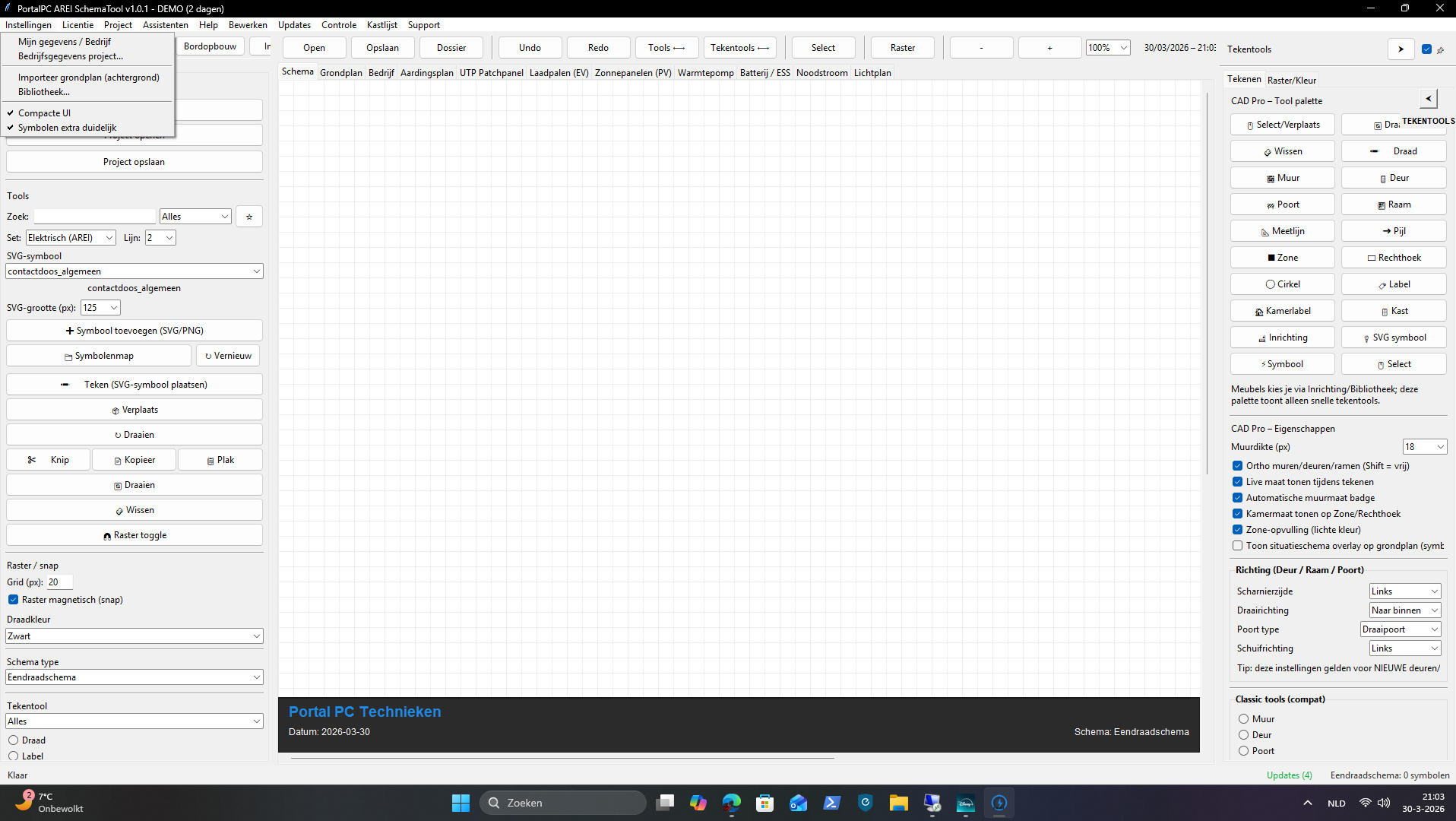 Details en instellingen